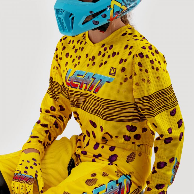 ZESTAW OFFROADOWY (BLUZA I SPODNIE) LEATT RIDE KIT 3.5 JUNIOR CHEETAH XXS/EU100/110CM