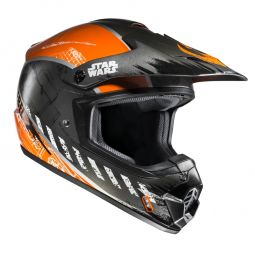 KASK HJC CS-MX II REBEL X-WING STAR WARS SILVER/ORANGE