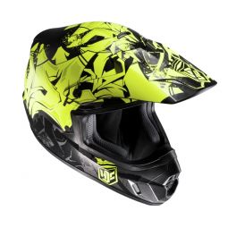 KASK HJC CS-MX II GRAFFED BLACK/YELLOW