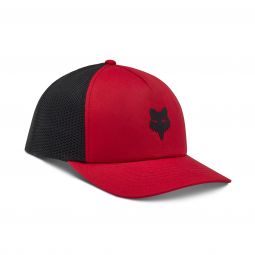 CZAPKA Z DASZKIEM FOX FOX HEAD TRUCKER FLAME RED