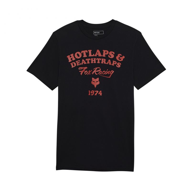 T-SHIRT FOX HOTLAPS PREM TEE BLACK