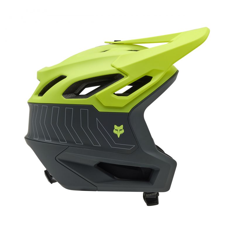 KASK ROWEROWY FOX DROPFRAME PRO RUNN CE FLUORESCENT YELLOW