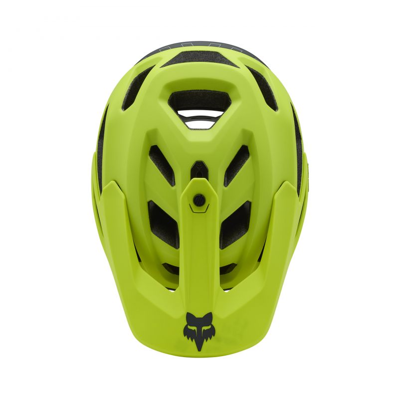 KASK ROWEROWY FOX DROPFRAME PRO RUNN CE FLUORESCENT YELLOW