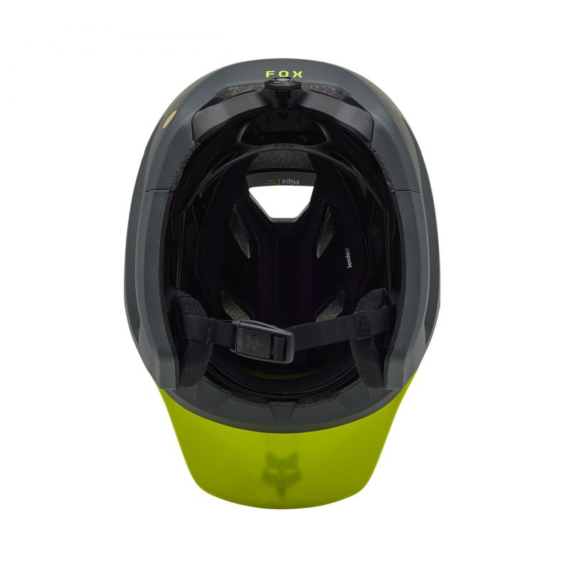 KASK ROWEROWY FOX DROPFRAME PRO RUNN CE FLUORESCENT YELLOW