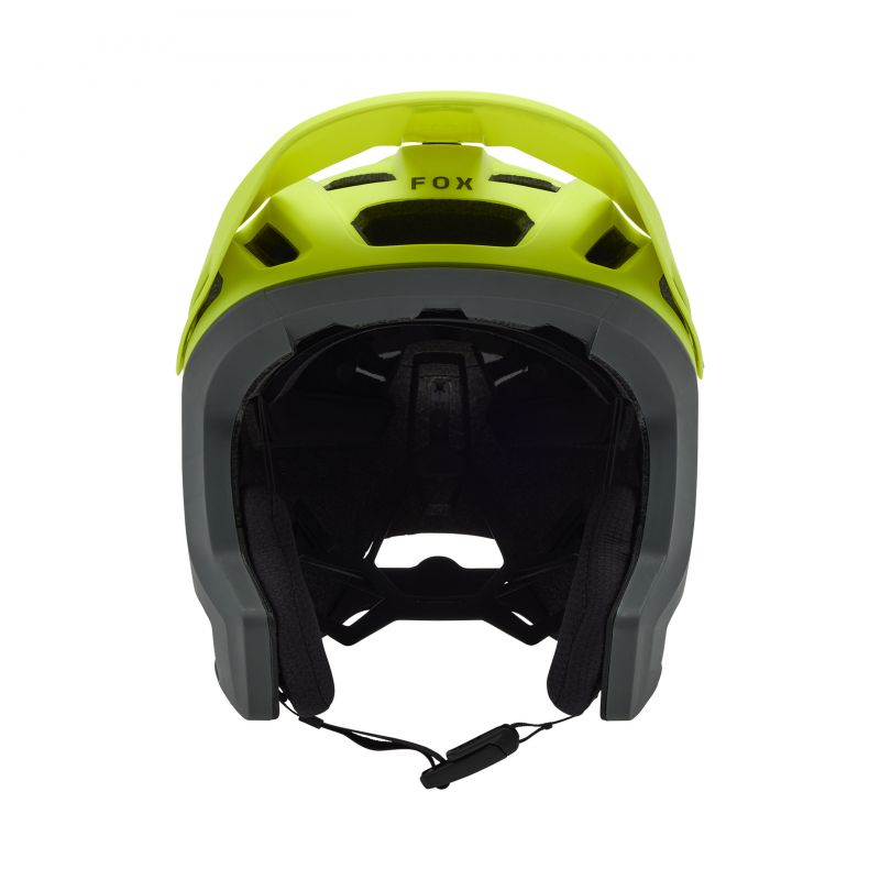 KASK ROWEROWY FOX DROPFRAME PRO RUNN CE FLUORESCENT YELLOW