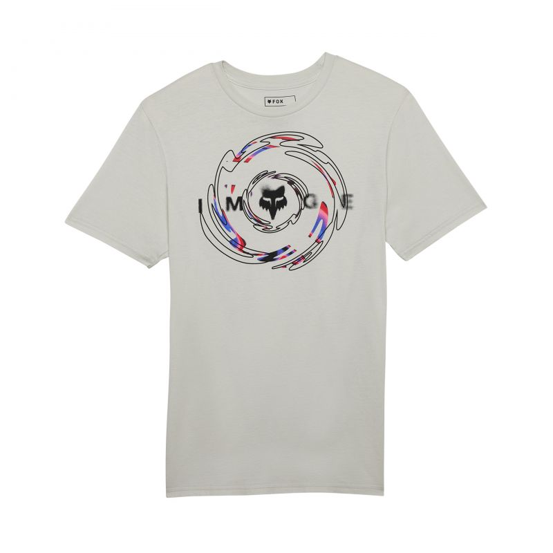 T-SHIRT FOX ENERGY FACE PREM TEE LIGHT GREY