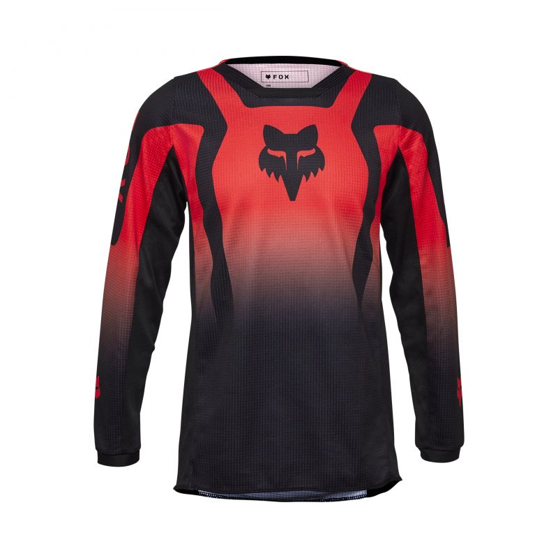 BLUZA FOX JUNIOR 180 LEAN FLUORESCENT RED