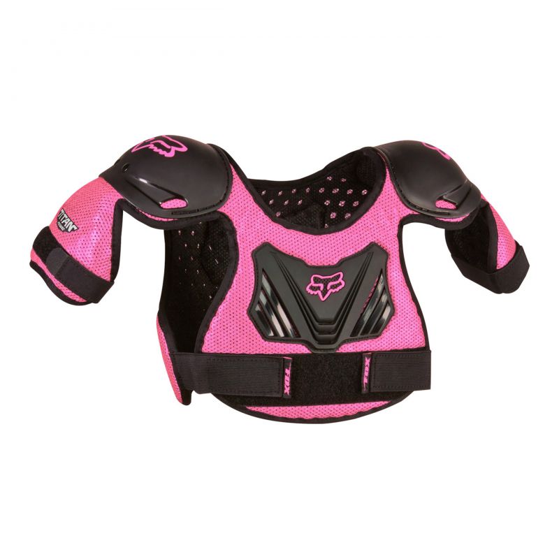 Ochraniacz Klatki Piersiowej Fox Kids Peewee Titan Roost Deflector Black/Pink