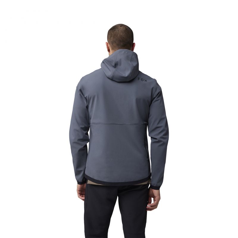 Bluza Rowerowa Z Kapturem Fox Ranger Fire Graphite