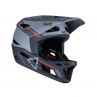 Leatt Kask Rowerowy Mtb Gravity 4.0 V23 Helmet Titanium Kolor Czarny/Grafitowy Rozmiar M (57-58 Cm)