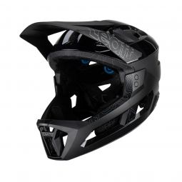 Leatt Kask Rowerowy Mtb Enduro 3.0 (Wypinana Szczęka/Kask 3W1) V23 Stealth Kolor Czarny Rozmiar L (59-63 Cm)