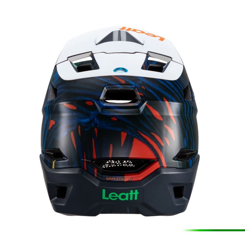 Leatt Kask Rowerowy Mtb Gravity 4.0 V24 Helmet Jungle Kolor Granatowy/Biały Rozmiar S (55-56 Cm)