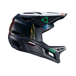 Leatt Kask Rowerowy Mtb Gravity 4.0 V24 Helmet Jungle Kolor Granatowy/Biały Rozmiar M (57-58 Cm)