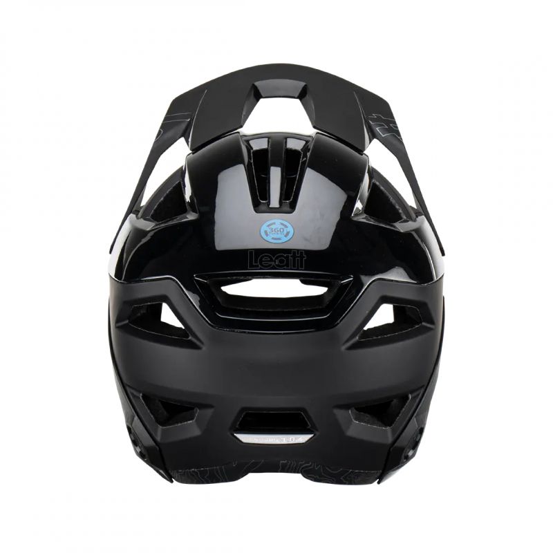 Leatt Kask Rowerowy Mtb Enduro 3.0 (Wypinana Szczęka/Kask 3W1) V23 Stealth Kolor Czarny Rozmiar S (51-55 Cm)