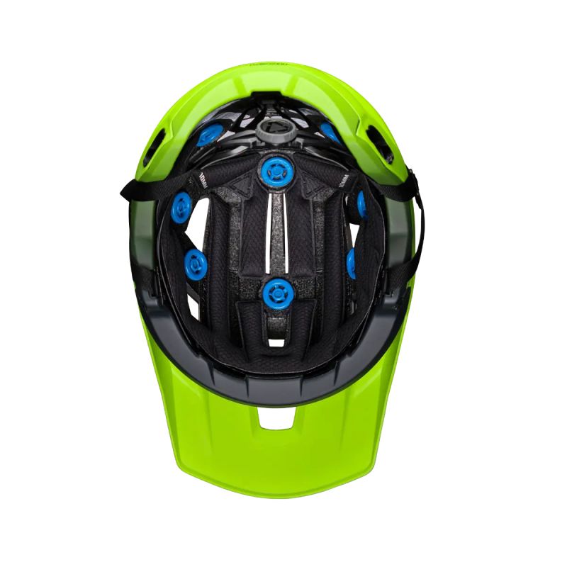 Leatt Kask Rowerowy Mtb Enduro 2.0 (Wypinana Szczęka) V24 Lime Kolor Czarny/Żółty Fluo Rozmiar L (59-63 Cm)