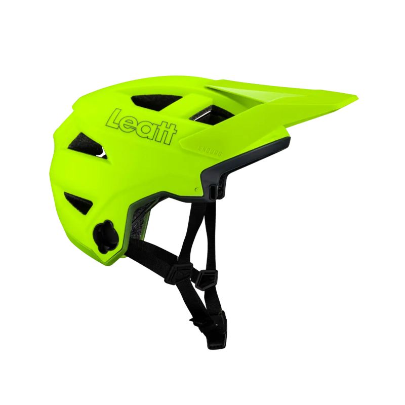 Leatt Kask Rowerowy Mtb Enduro 2.0 (Wypinana Szczęka) V24 Lime Kolor Czarny/Żółty Fluo Rozmiar L (59-63 Cm)