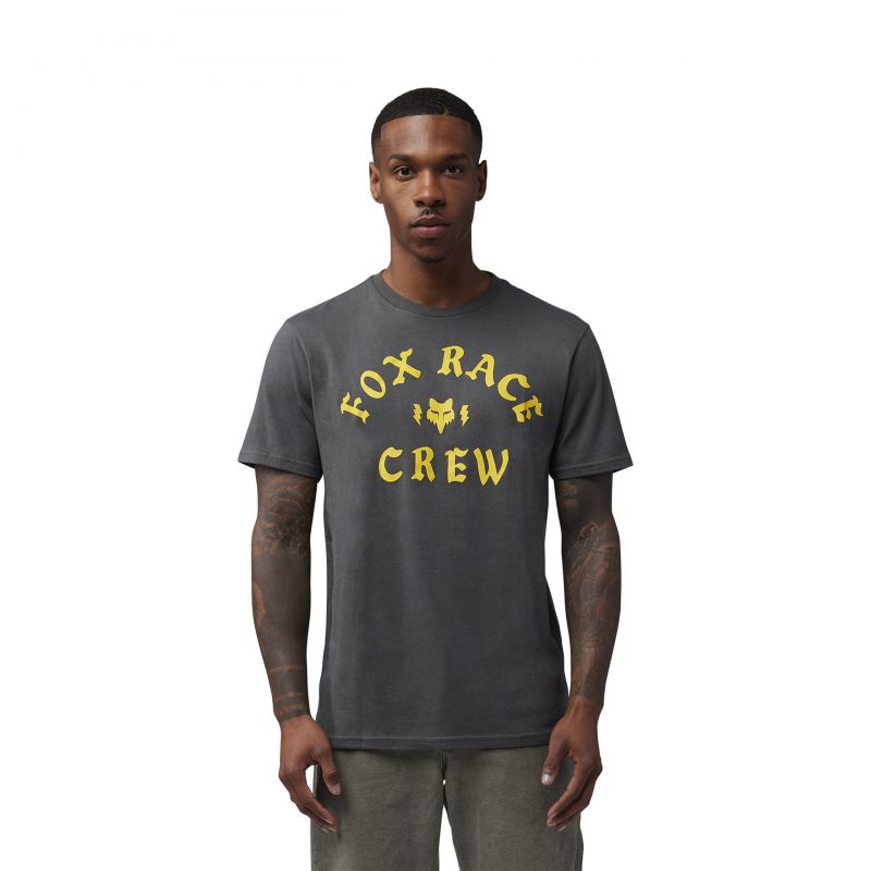 T-Shirt Fox Race Crew Prem Dark Shadow