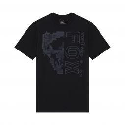 T-Shirt Fox Image Skull Prem Black