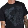 T-Shirt Fox Image Skull Prem Black