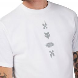 T-Shirt Fox Checkered Prem Optic White