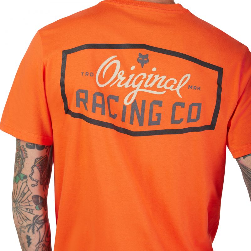 T-Shirt Fox Original Prem Blood Orange