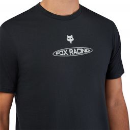 T-Shirt Fox Planet Moto Prem Black