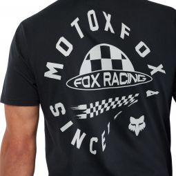 T-Shirt Fox Planet Moto Prem Black