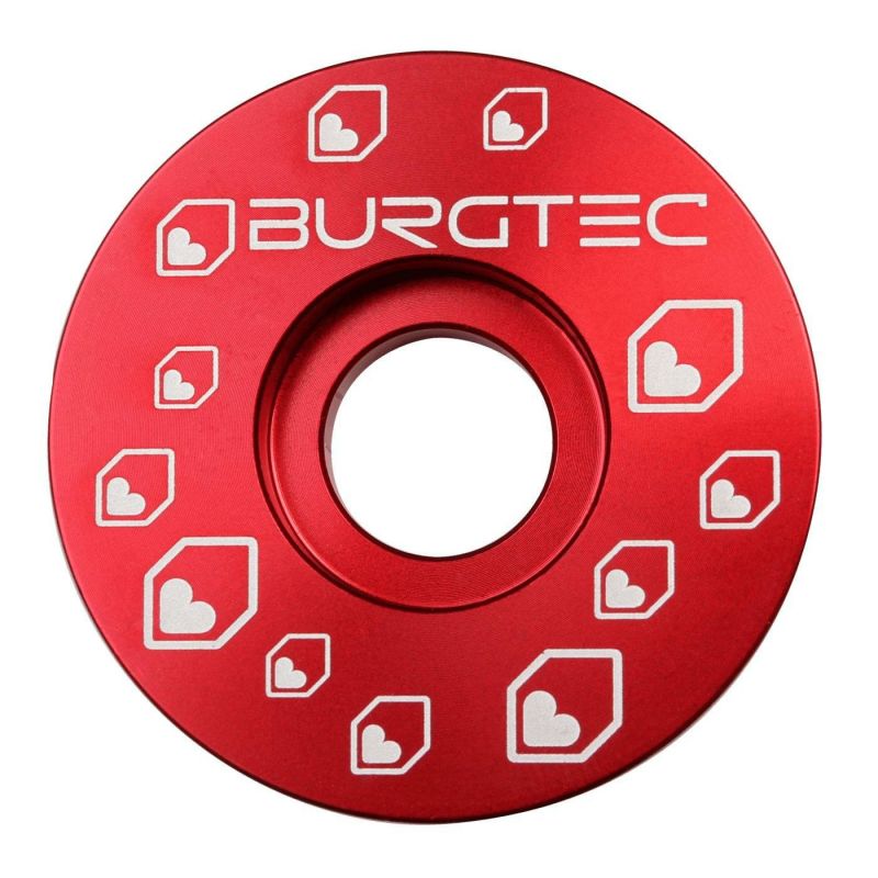 Burgtec Kapsel Top Cap Race Red