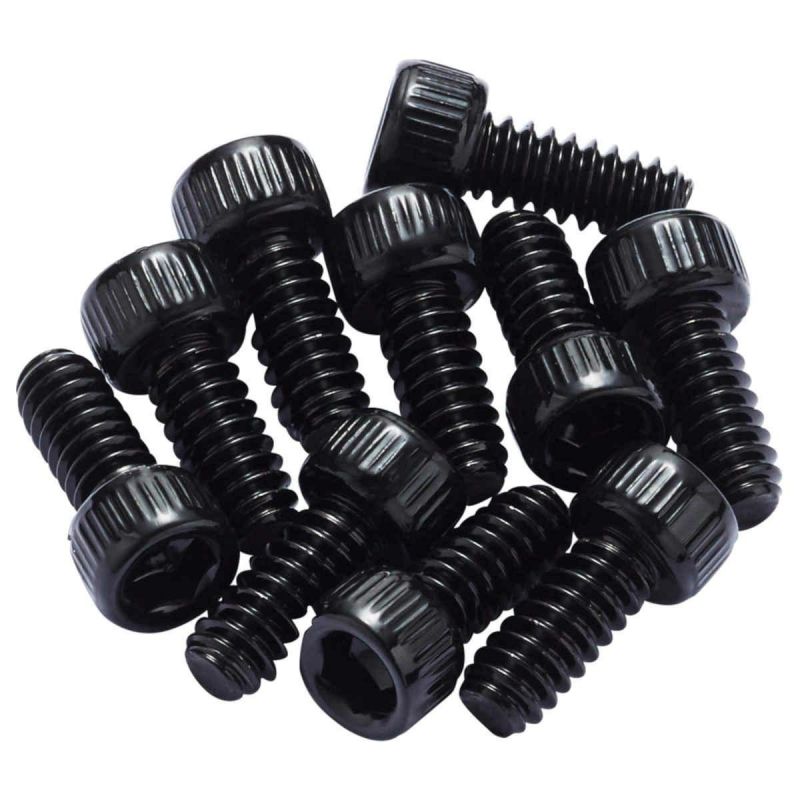 Piny Reverse Stalowe 10 Sztuk Czarne
