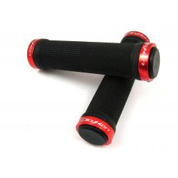 Chwyty Bicyklon Lock-On Czerwone