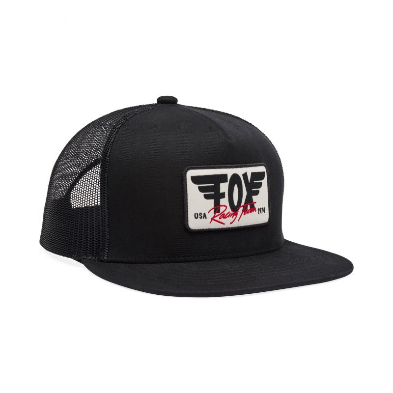 Czapka Z Daszkiem Fox Winged Trucker Black