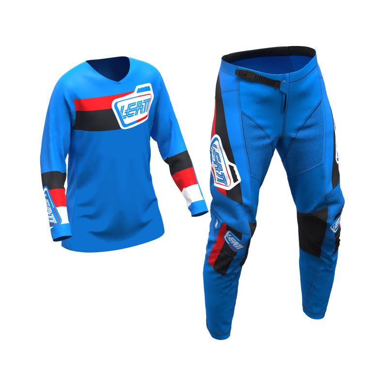 Zestaw Offroadowy (Bluza I Spodnie) Leatt Junior Mini Ride Kit 3.5 Pitboard Royal Xxs/Eu100/110Cm