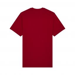 T-Shirt Fox Image Skull Prem Cardinal