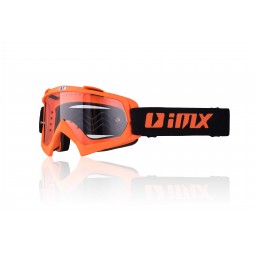 Gogle iMX Racing Mud Orange Matt z Szybą Clear (1 szyba w zestawie)