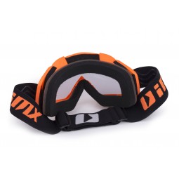 Gogle iMX Racing Mud Orange Matt z Szybą Clear (1 szyba w zestawie)