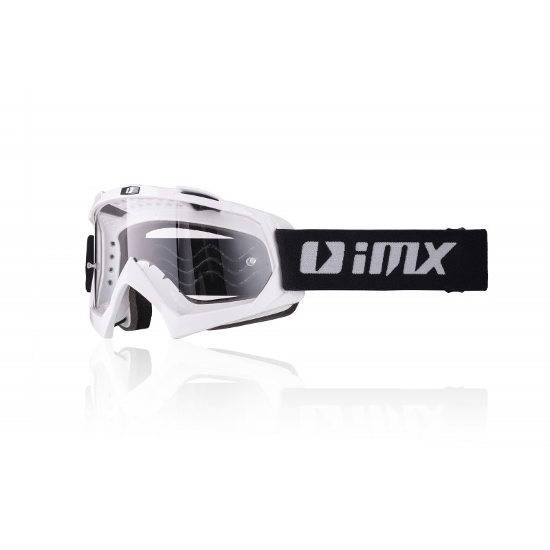 Gogle iMX Racing Mud White z Szybą Clear (1 szyba w zestawie)