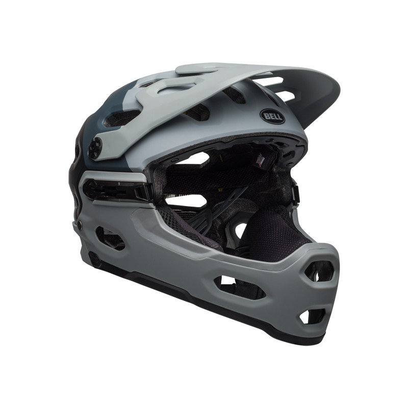 Kask full face BELL SUPER 3R MIPS downdraft matte gray gunmetal (NEW)