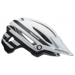 Kask mtb BELL SIXER INTEGRATED MIPS fasthouse stripes matte white black (NEW)