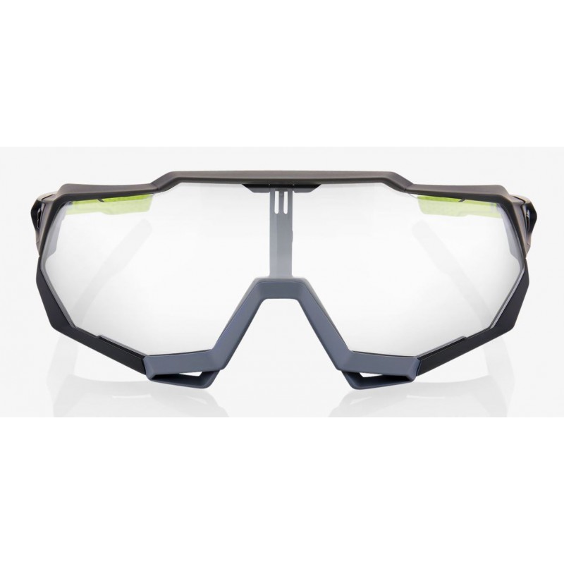 Okulary 100% SPEEDTRAP Soft Tact Cool Grey - Photochromic Lens (Szkła Fotochromatyczne, przepuszczalność światła 16-76%) (NEW)