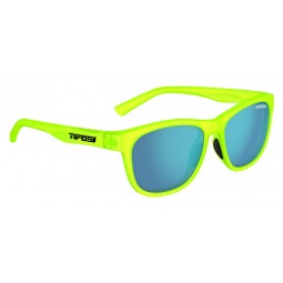 Okulary TIFOSI SWANK Satin Electric Green (1 szkło Smoke Bright Blue 11,2% transmisja światła) (NEW)