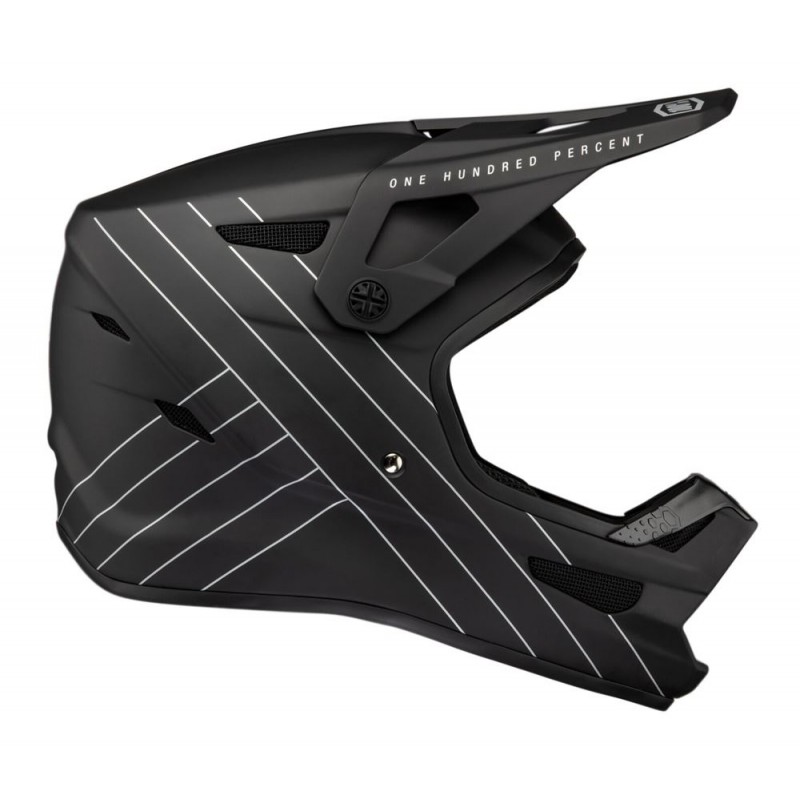 Kask full face 100% STATUS DH/BMX Helmet Essential Black