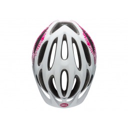 Kask mtb BELL COAST JOY RIDE gloss white cherry fibers roz. Uniwersalny (50–57 cm) (DWZ)