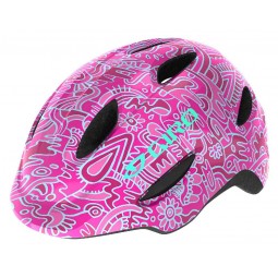 Kask dziecięcy GIRO SCAMP pink flower land