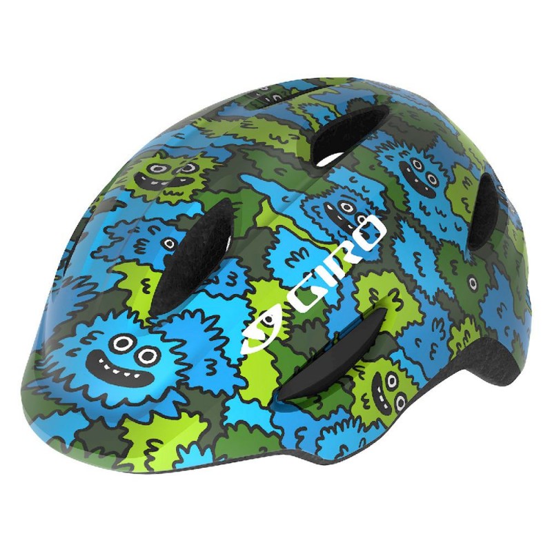 Kask dziecięcy GIRO SCAMP blue green creature camo roz. S (49-53 cm)