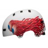 Kask bmx BELL LOCAL matte white eyes