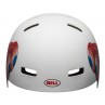 Kask bmx BELL LOCAL matte white eyes